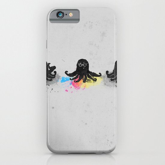 4-color squid iPhone & iPod Case