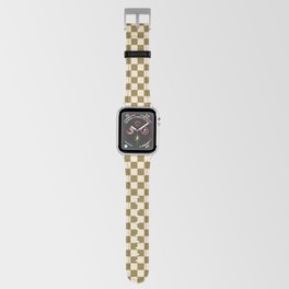 Check VI - Green — Checkerboard Print Apple Watch Band