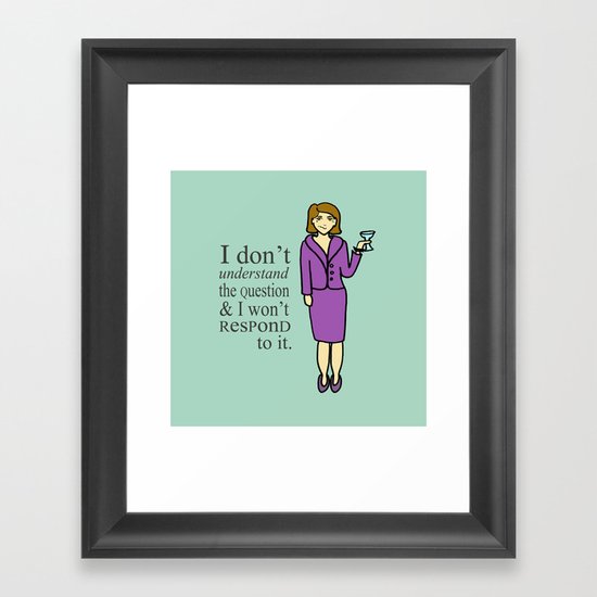 Lucille Bluth Framed Art Print