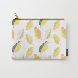 Fun Palm Leafs  Carry-All Pouch | Fun, Trendycolorpalette, Uique, Tropical, Allthingstropical, Innashapiro, Summervibes, Vacation, Orangeyellowgold, Palmleafs 
