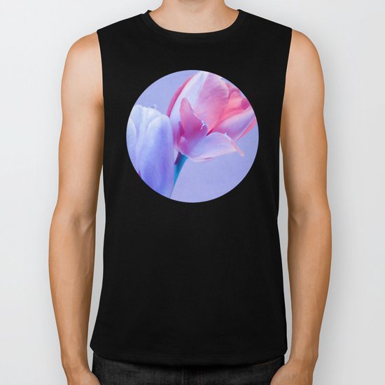 SPRING TULIPS Biker Tank
