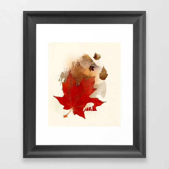 Autmn is coming Framed Art Print