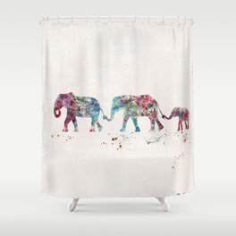 Elephant Shower Curtain