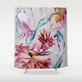 Asters Shower Curtain