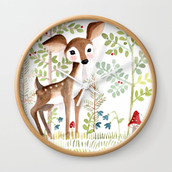 Piece of forest Wall Clock