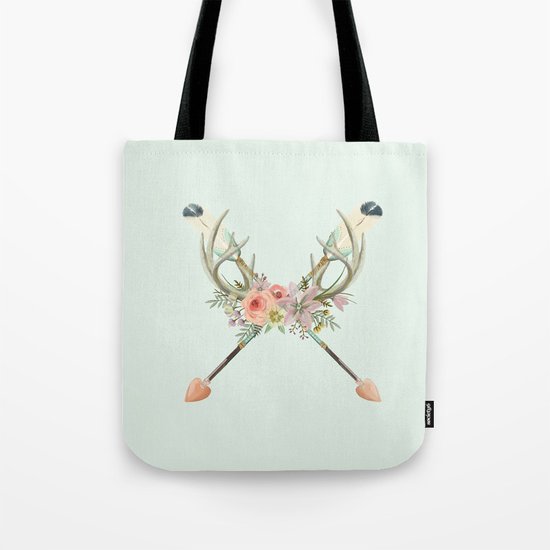 arrows and flowers Tote Bag