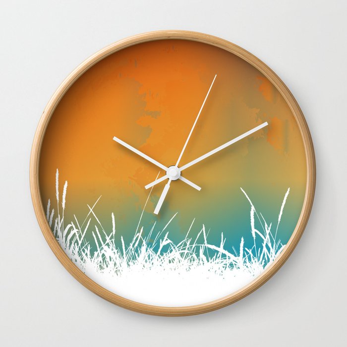 Sunset Colorful  Wall Clock