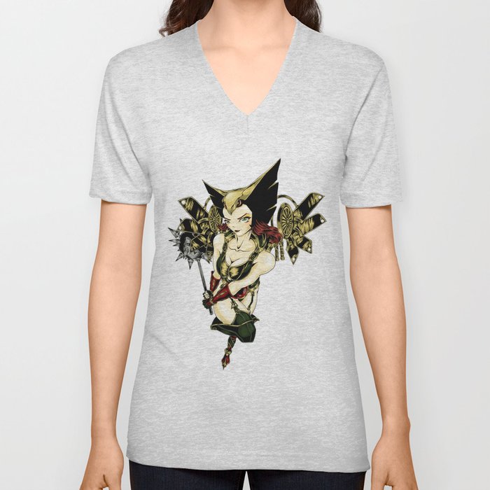 [Ame-Comi] Hawkgirl V Neck T Shirt