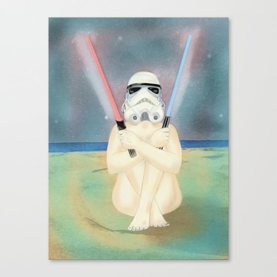 Two of swords Canvas Print