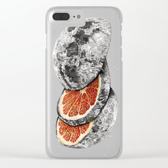 Lunar Fruit Clear iPhone Case