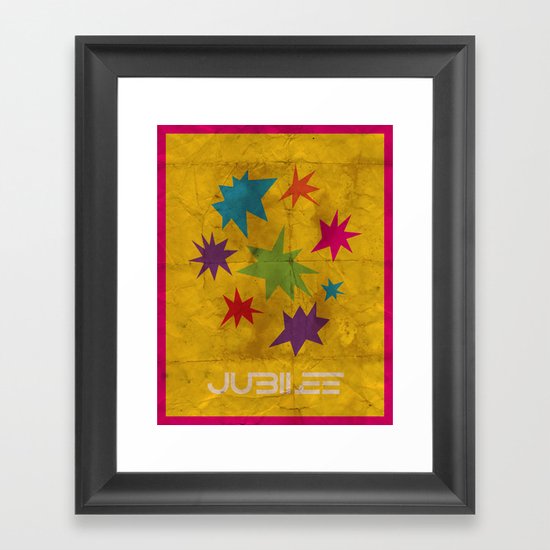 Minimalist Jubilee Framed Art Print