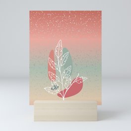 Floral Star Scape 002 Mini Art Print