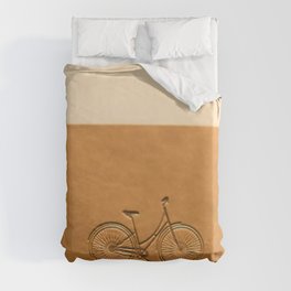 i like to ride my bicycle  Duvet Cover