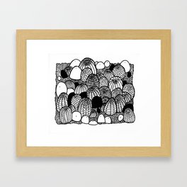 Cactus Patch Framed Art Print