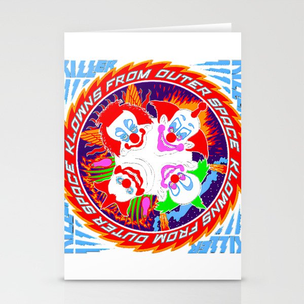 Killer Klowns From Outer Space Stationery Cards