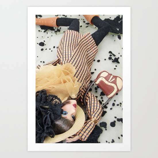 Falling For Fashion Art Print