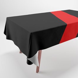 Number 7 (Red & Black) Tablecloth