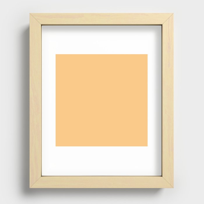Vaillant's Mabuya Orange Recessed Framed Print