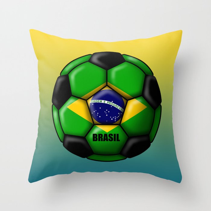 Brasil Ball Throw Pillow