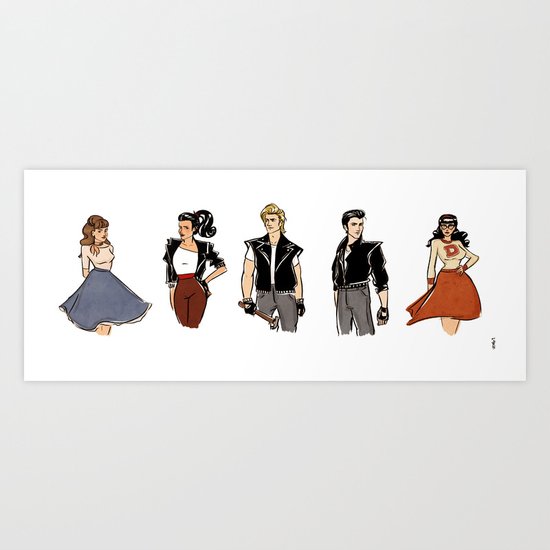 50s Thor Gang Art Print