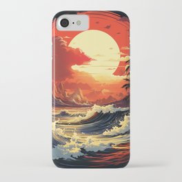 Magic sunset #9 iPhone Case