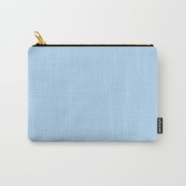 Pastel Sky Blue Solid Color Pairs to 2021 Color of the Year Wild Blue Yonder DE5855 Carry-All Pouch