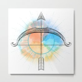 Zodiac Sagittarius Metal Print