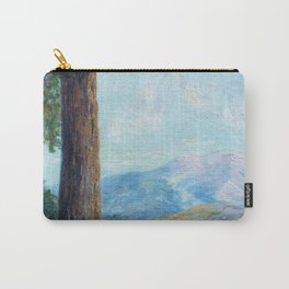 Redwood Grove, Santa Cruz, California landscape painting by Leonora Naylor Penniman Carry-All Pouch