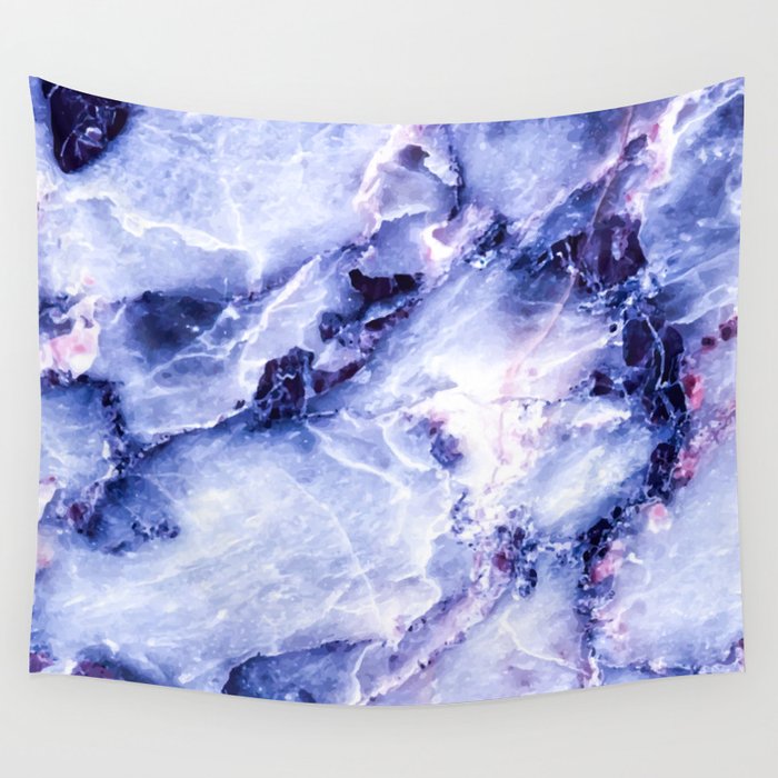 Purple Marble Wall Tapestry by mmartabc Society6