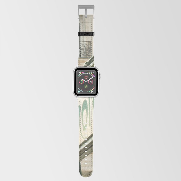 Metro station entrance Paris France Apple Watch Band by Sebastien
