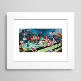 One Piece Spa Framed Art Print