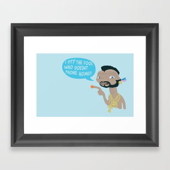 Mr. E.T. Framed Art Print