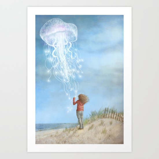 By The Sea Art Print