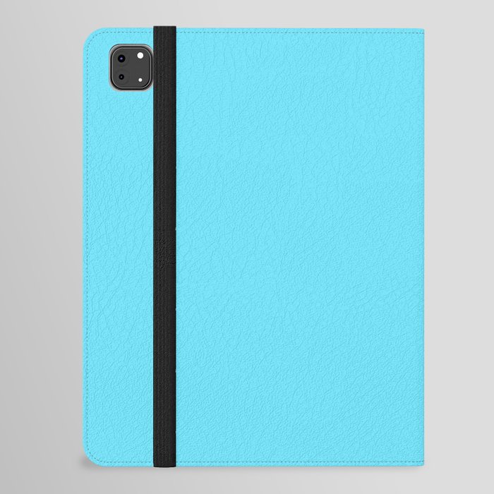 Easter Egg Blue bright light pastel solid color modern abstract pattern  iPad Folio Case