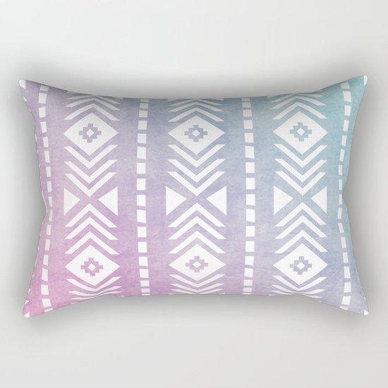 Aztec Pattern 12 Rectangular Pillow