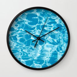 Geometric Pool Me - Retro Pool - Wall Clock