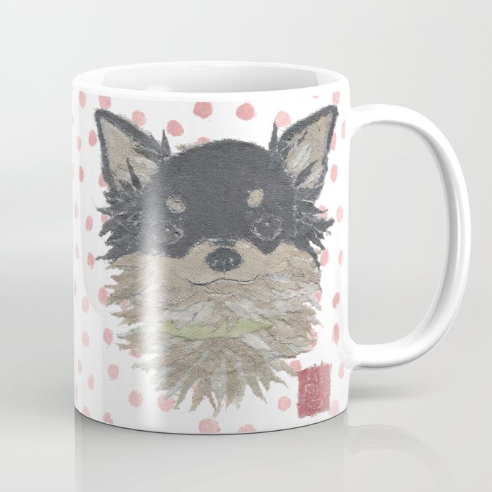 Chihuahua Long Haired Chihuahua Dog Coffee Mug By Blesshue