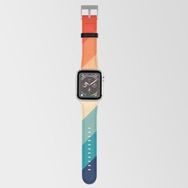 Classic Colorful Retro 70s Vintage Style Stripes - Farida Apple Watch Band