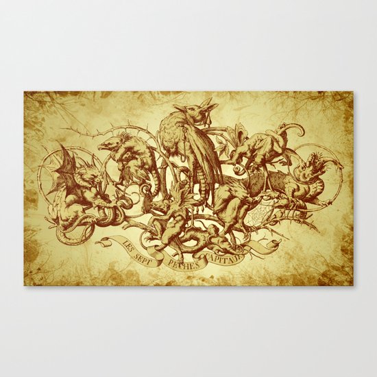 Sins Canvas Print