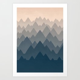 Mountain Vista : Afternoon Art Print