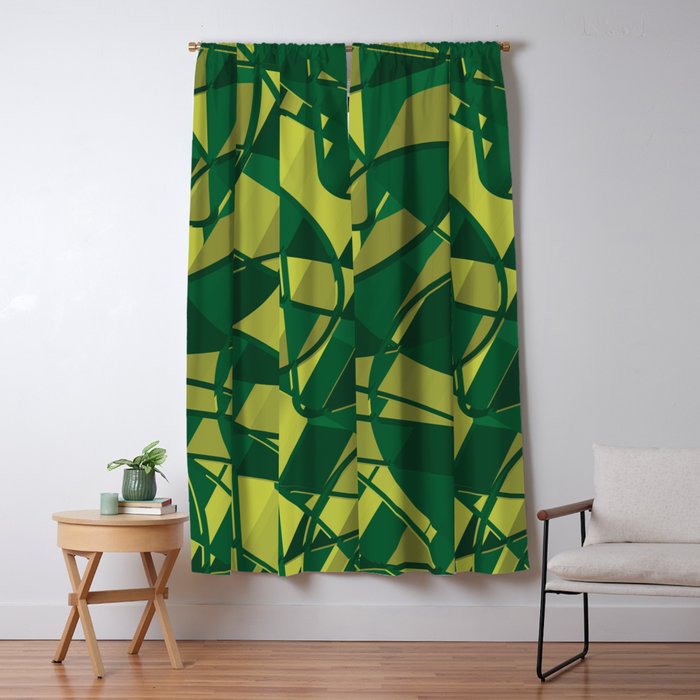 3d Abstract Futuristic Background X 16 Blackout Curtain By Creativebd