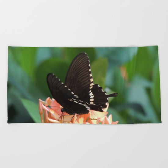 Kowloon Wings Beach Towel