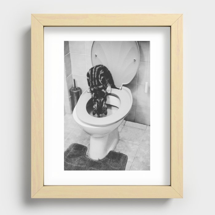 Plumber Recessed Framed Print