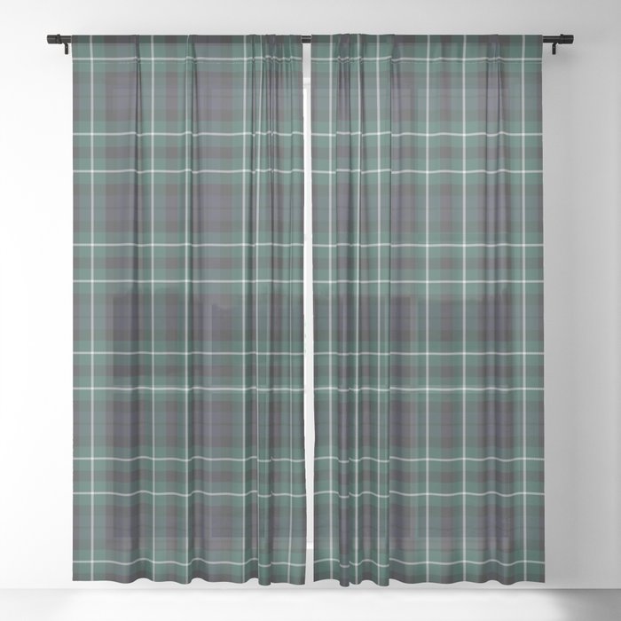 Graham of Montrose Modern Tartan Sheer Curtain