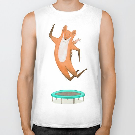 Trampolining Fox Biker Tank
