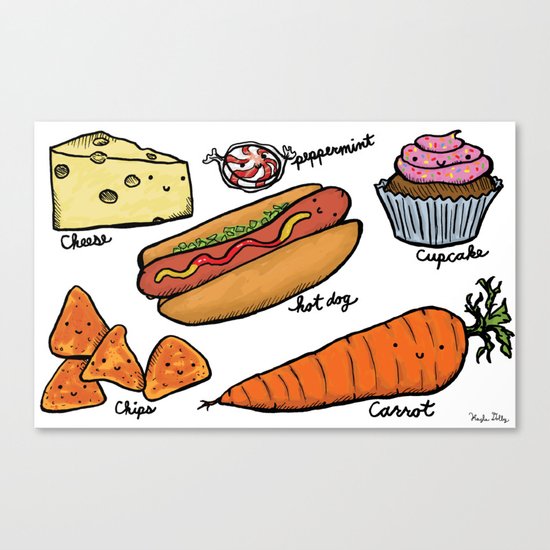 Happy Helpings Canvas Print