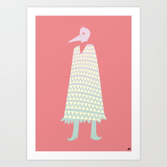 A Stranger Comes A-Callin' Art Print