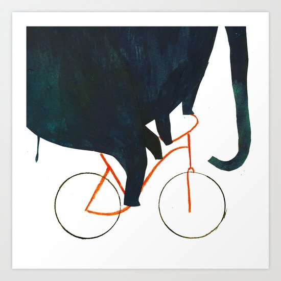 Reason TWO for using bike: Art Print