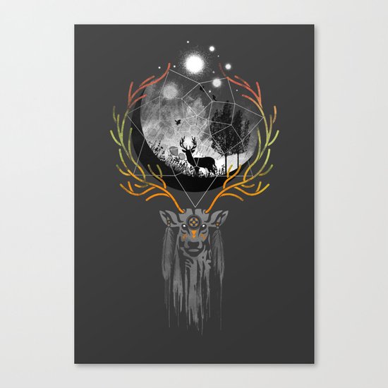 deer to dream Canvas Print