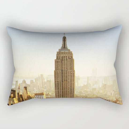 New York City Sunshine Rectangular Pillow